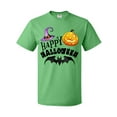 thumbnail image 1 of Inktastic Happy Halloween Bat, Witch Hat, Jack O Lantern T-Shirt, 1 of 5