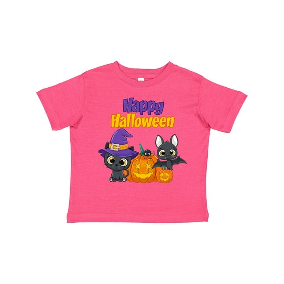 Inktastic Happy Halloween Black Cat Boys or Girls Toddler T-Shirt