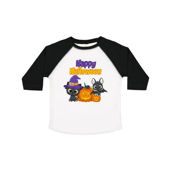 Inktastic Happy Halloween Black Cat Boys or Girls Toddler T-Shirt