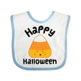 thumbnail image 1 of Inktastic Happy Halloween Candy Corn Boys or Girls Baby Bib, 1 of 4