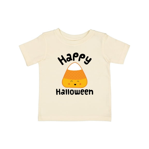 Inktastic Happy Halloween Candy Corn Boys or Girls Baby T-Shirt
