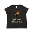 thumbnail image 1 of Inktastic Happy Halloween Cute Cat Women's Plus Size T-Shirt, 1 of 5