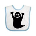 thumbnail image 1 of Inktastic Happy Halloween Cute Ghost Boys or Girls Baby Bib, 1 of 4