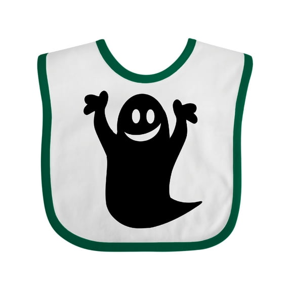 Inktastic Happy Halloween Cute Ghost Boys or Girls Baby Bib