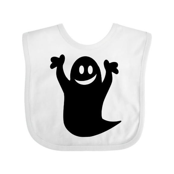 Inktastic Happy Halloween Cute Ghost Boys or Girls Baby Bib