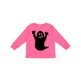 thumbnail image 1 of Inktastic Happy Halloween Cute Ghost Boys or Girls Long Sleeve Toddler T-Shirt, 1 of 5
