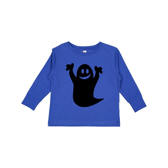 Inktastic Happy Halloween Cute Ghost Boys or Girls Long Sleeve Toddler T-Shirt