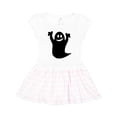 thumbnail image 1 of Inktastic Happy Halloween Cute Ghost Girls Toddler Dress, 1 of 4
