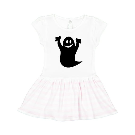 Inktastic Happy Halloween Cute Ghost Girls Toddler Dress