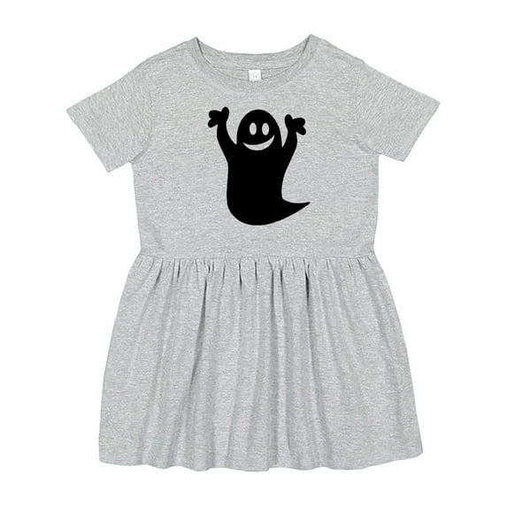 Inktastic Happy Halloween Cute Ghost Girls Toddler Dress