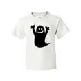 thumbnail image 1 of Inktastic Happy Halloween Cute Ghost Youth T-Shirt, 1 of 5