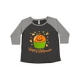 thumbnail image 1 of Inktastic Happy Halloween Cute Pumpkin Cupcake Women's Plus Size T-Shirt, 1 of 5