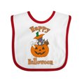 thumbnail image 1 of Inktastic Happy Halloween Kittens in Pumpkin Boys or Girls Baby Bib, 1 of 4