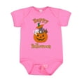 thumbnail image 1 of Inktastic Happy Halloween Kittens in Pumpkin Boys or Girls Baby Bodysuit, 1 of 5