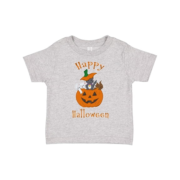Inktastic Happy Halloween Kittens in Pumpkin Boys or Girls Toddler T-Shirt