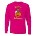 thumbnail image 1 of Inktastic Happy Halloween Kittens in Pumpkin Long Sleeve T-Shirt, 1 of 5