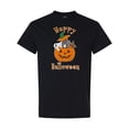 thumbnail image 1 of Inktastic Happy Halloween Kittens in Pumpkin T-Shirt, 1 of 5