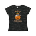 thumbnail image 1 of Inktastic Happy Halloween Kittens in Pumpkin Women's T-Shirt, 1 of 5