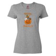 thumbnail image 1 of Inktastic Happy Halloween Kittens in Pumpkin Women's T-Shirt, 1 of 5