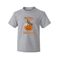 thumbnail image 1 of Inktastic Happy Halloween Kittens in Pumpkin Youth T-Shirt, 1 of 5
