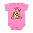 thumbnail image 1 of Inktastic Happy Halloween Kittens in a Pumpkin Boys or Girls Baby Bodysuit, 1 of 5