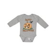 thumbnail image 1 of Inktastic Happy Halloween Kittens in a Pumpkin Boys or Girls Long Sleeve Baby Bodysuit, 1 of 5