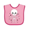 thumbnail image 1 of Inktastic Happy Halloween Spooky Skeleton and Stars Boys or Girls Baby Bib, 1 of 4