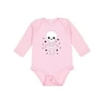 thumbnail image 1 of Inktastic Happy Halloween Spooky Skeleton and Stars Boys or Girls Long Sleeve Baby Bodysuit, 1 of 5