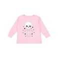 thumbnail image 1 of Inktastic Happy Halloween Spooky Skeleton and Stars Boys or Girls Long Sleeve Toddler T-Shirt, 1 of 5