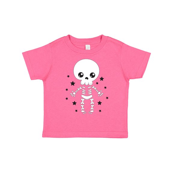 Inktastic Happy Halloween Spooky Skeleton and Stars Boys or Girls Toddler T-Shirt