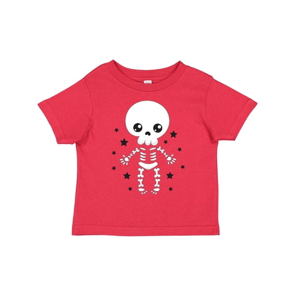 Inktastic Happy Halloween Spooky Skeleton and Stars Boys or Girls Toddler T-Shirt