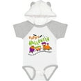 thumbnail image 1 of Inktastic Happy Halloween Train with Pumpkins, Bats, Cat,and Ghost Boys or Girls Baby Bodysuit, 1 of 5
