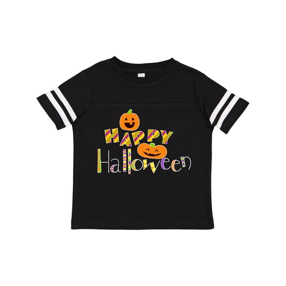 Inktastic Happy Halloween- decorated letters with dancing pumpkins Boys or Girls Toddler T-Shirt