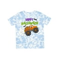 thumbnail image 1 of Inktastic Happy Halloween-monster Truck with Pumpkins, Bats, Cat,and Ghost Boys or Girls Toddler T-Shirt, 1 of 5