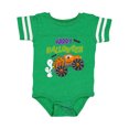 thumbnail image 1 of Inktastic Happy Halloween-monster truck with pumpkins, bats, cat,and ghost Boys or Girls Baby Bodysuit, 1 of 5