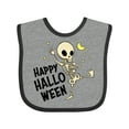 thumbnail image 1 of Inktastic Happy Halloween with Dancing Skeleton Boys or Girls Baby Bib, 1 of 4