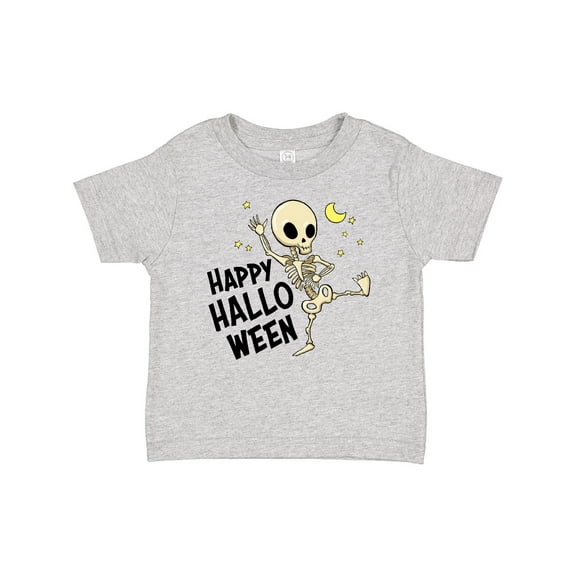 Inktastic Happy Halloween with Dancing Skeleton Boys or Girls Baby T-Shirt