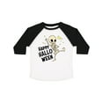 thumbnail image 1 of Inktastic Happy Halloween with Dancing Skeleton Boys or Girls Toddler T-Shirt, 1 of 5