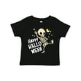 thumbnail image 1 of Inktastic Happy Halloween with Dancing Skeleton Boys or Girls Toddler T-Shirt, 1 of 5