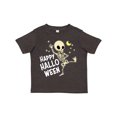 thumbnail image 1 of Inktastic Happy Halloween with Dancing Skeleton Boys or Girls Toddler T-Shirt, 1 of 5