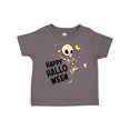 thumbnail image 1 of Inktastic Happy Halloween with Dancing Skeleton Boys or Girls Toddler T-Shirt, 1 of 5