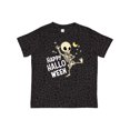 thumbnail image 1 of Inktastic Happy Halloween with Dancing Skeleton Gift Toddler Boy or Toddler Girl T-Shirt, 1 of 4