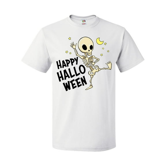 Inktastic Happy Halloween with Dancing Skeleton T-Shirt