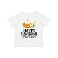 thumbnail image 1 of Inktastic Happy Hanukkah Dreidel Donut Boys or Girls Toddler T-Shirt, 1 of 5