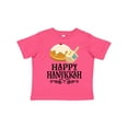 thumbnail image 1 of Inktastic Happy Hanukkah Dreidel Donut Boys or Girls Toddler T-Shirt, 1 of 5