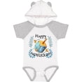 thumbnail image 1 of Inktastic Happy Hanukkah Dreidel and Laurels Boys or Girls Baby Bodysuit, 1 of 5