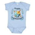 thumbnail image 1 of Inktastic Happy Hanukkah Dreidel and Laurels Boys or Girls Baby Bodysuit, 1 of 5