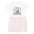 thumbnail image 1 of Inktastic Happy Hanukkah Dreidel and Laurels Girls Toddler Dress, 1 of 5