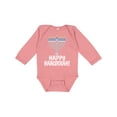thumbnail image 1 of Inktastic Happy Hanukkah Menorah Boys or Girls Long Sleeve Baby Bodysuit, 1 of 5