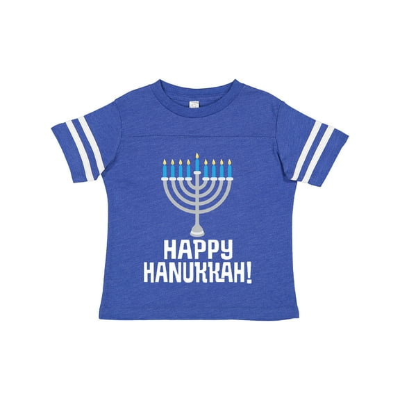 Inktastic Happy Hanukkah Menorah Boys or Girls Toddler T-Shirt